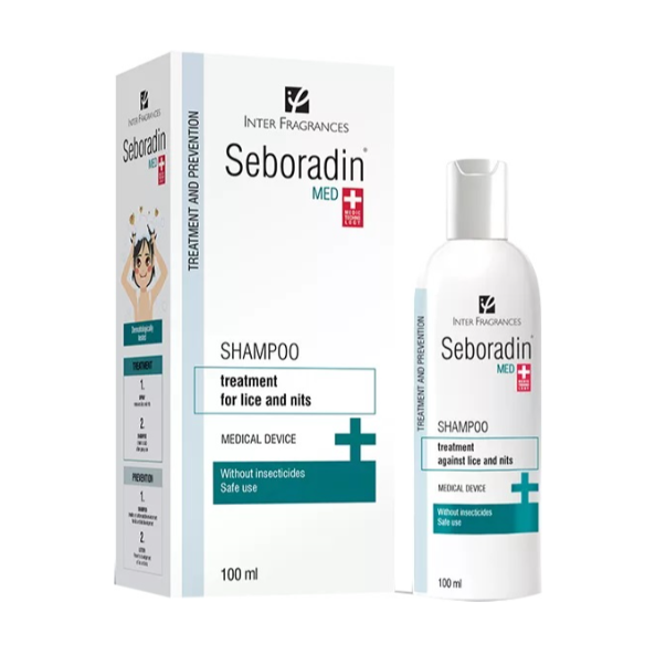 Seboradin Med Shampoo Treatment For Lice And Nits 100ml