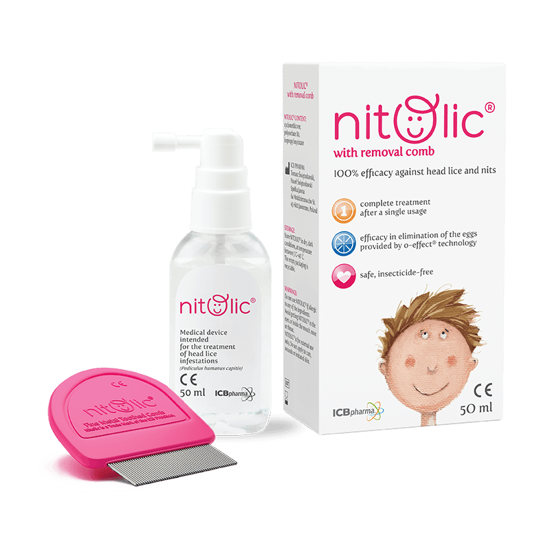 Nitolic Head Lice Spray With Comb 50ml