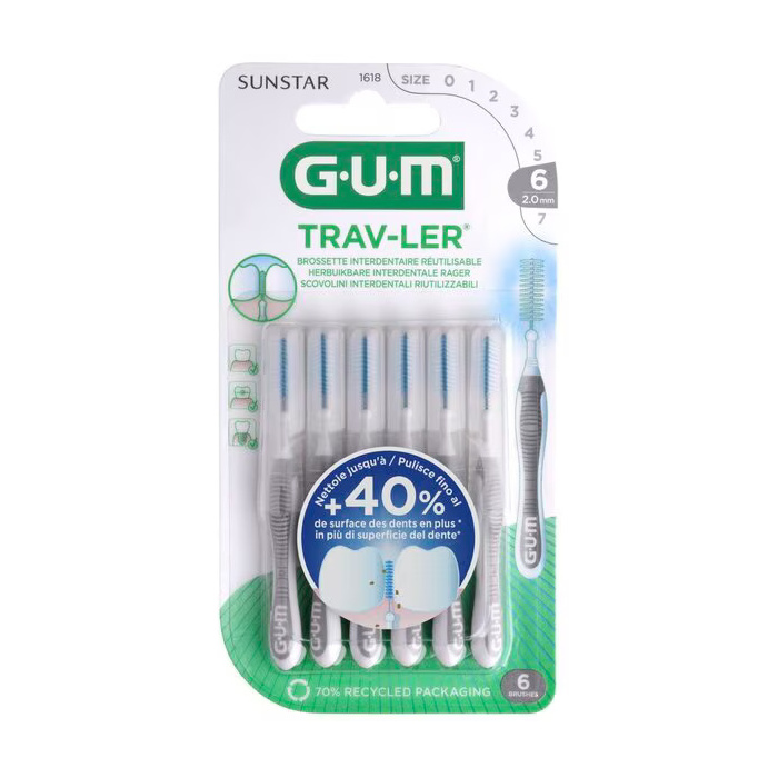 Gum Traveler Interdental Brush 2mm 1618