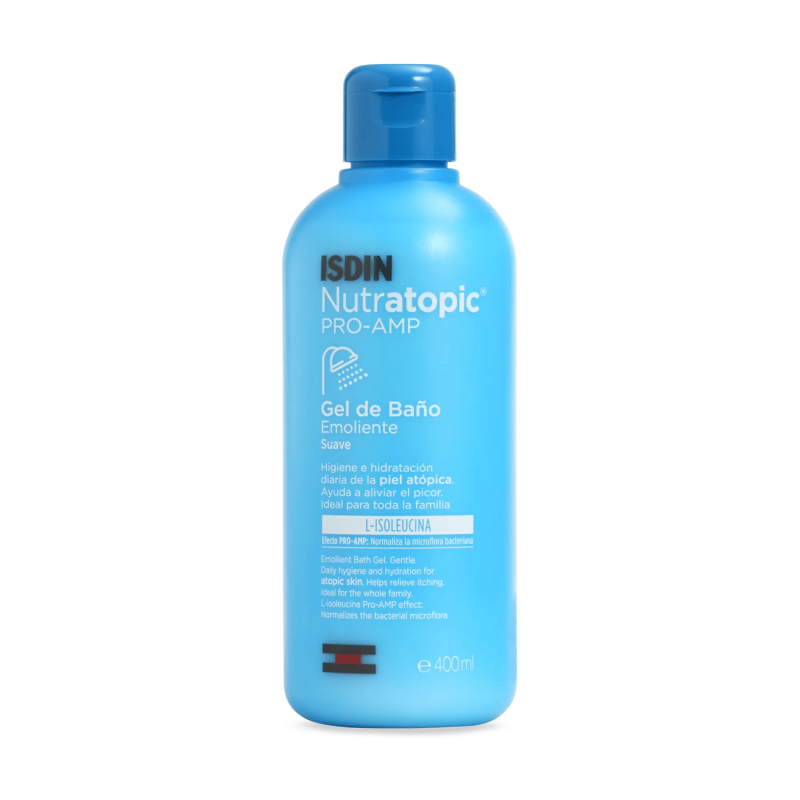 Isdin Nutratopic Pro-Amp emollient bath gel 400Ml