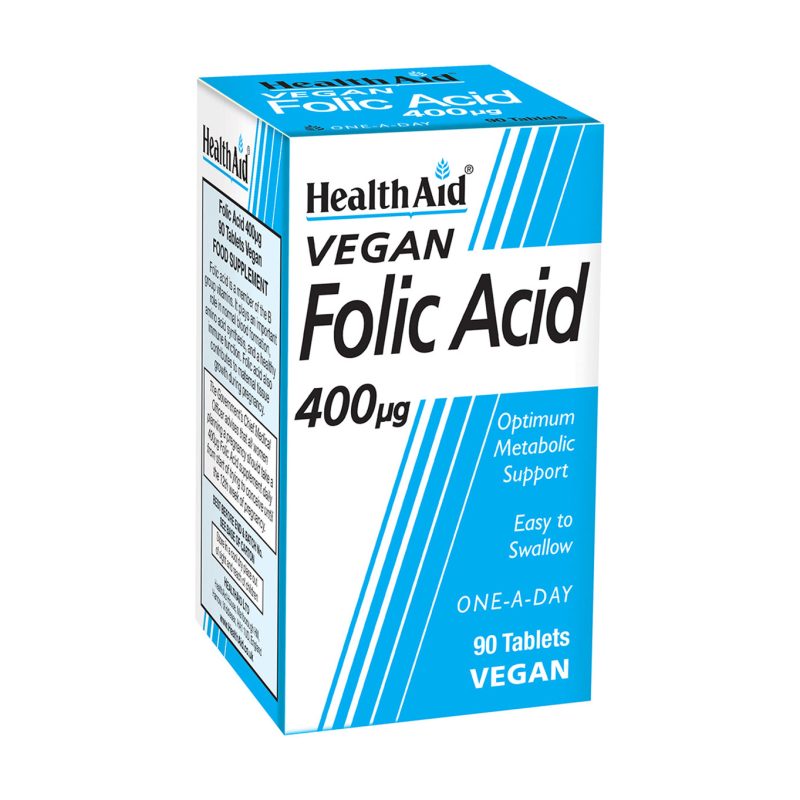 Folic Acid 400 Microgram 90 Tab Health Aid