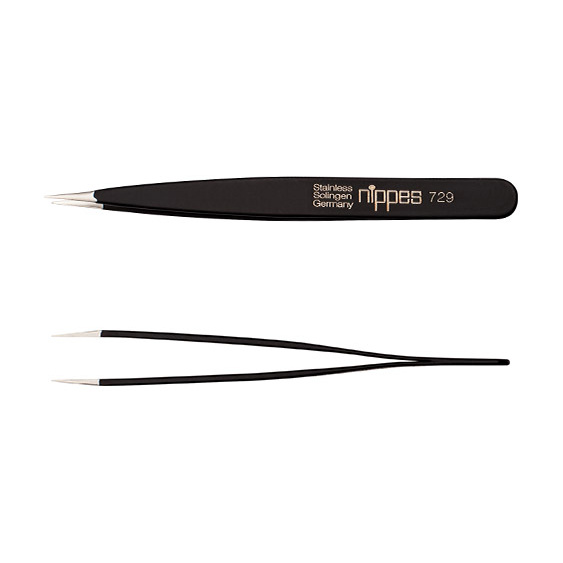 Nippes Pointed Stainless Steel Tweezer 729
