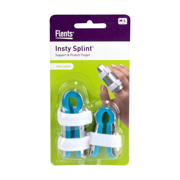 Flents Insty Splint 2 Sided Finger Splints - Medium & Large