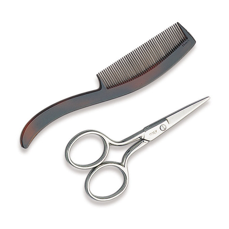 Denco Mustache Scissors And Comb 4102