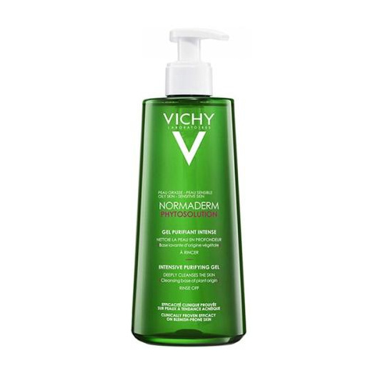 Vichy Normaderm Phytosolution Face Cleanser Gel For Oily/Acne Skin With Salicylic Acid 400ml