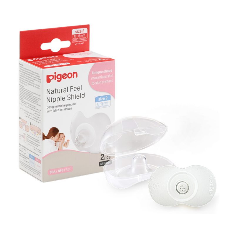Pigeon Natural Fit Silicone Nipple Shield (Large)2 Pc