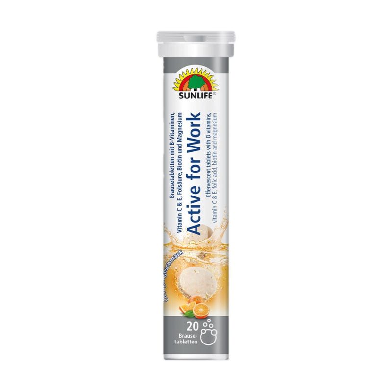 Sunlife Vitamins And Magnesium Active For Work Effe 20 Tab