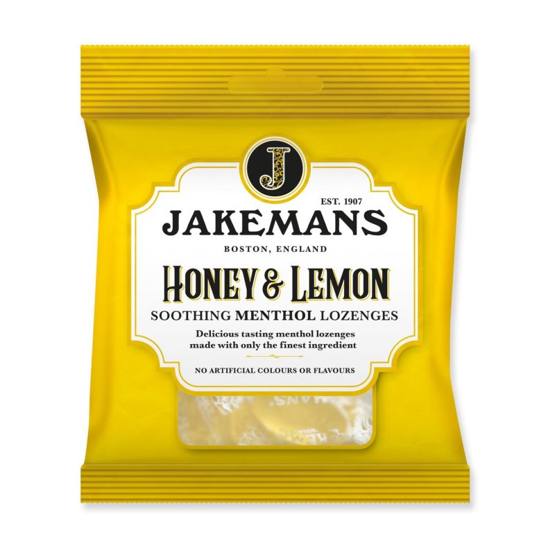 Jakeman Honey & Lemon Lozenges 73Gm