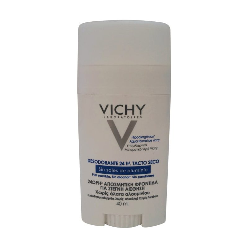 Vichy 24H Deodorant Dry Touch Sensitive Skin Stick 40Ml