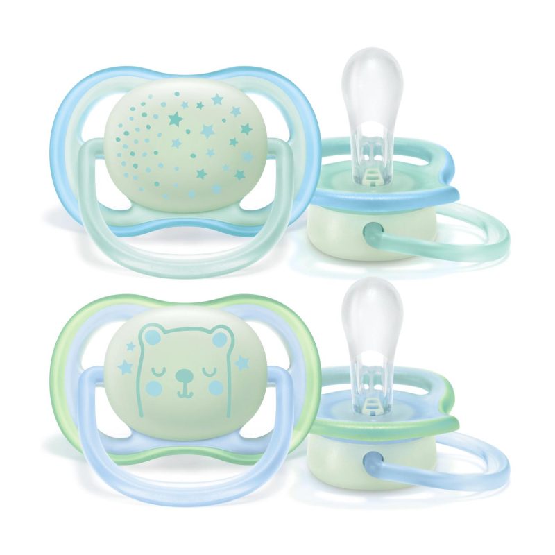 Avent Soother Ultra Air Night 0-6 Blue