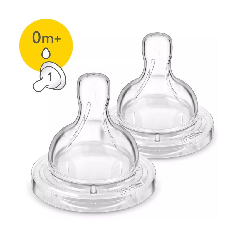 Avent Anti Colic Teat New Born 0+ Month 2 Pc
