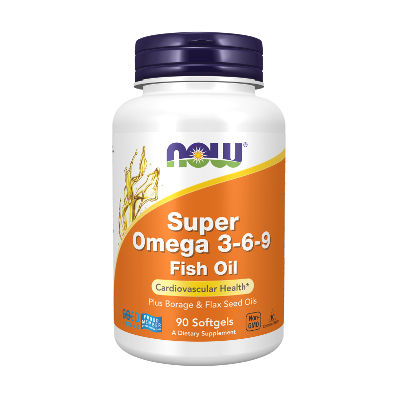 Now Super Omega 3-6-9 90 Softgels