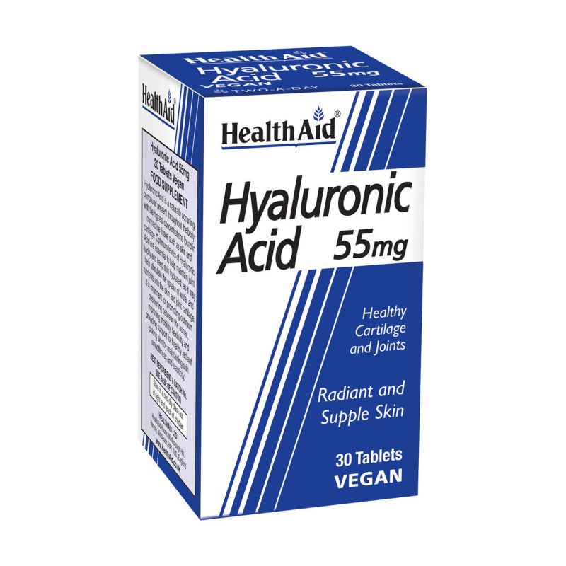 Health Aid Hyaluronic Acid 55Mg 30 Tabs