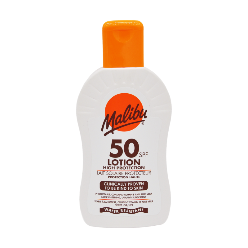 Malibu Sun Spf 50 Lotion High Protection Sun Cream 200Ml