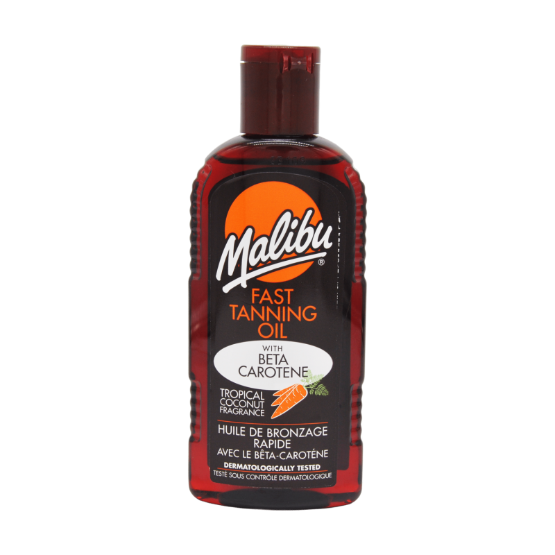 Malibu Fast Tanning Oil With Beta Carotene 200Ml