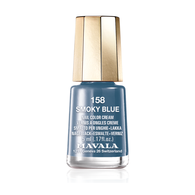 Mavala Nail Polish 158 Smoky Blue 5Ml