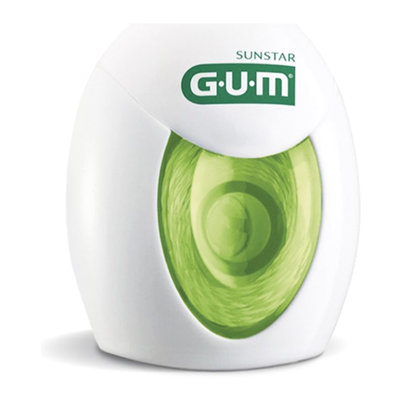 Gum Twisted Dental Floss Waxed Mint Green Tea 30 M 3500