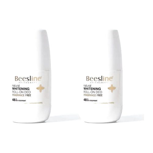 Beesline Natural Whitening Fragrance-Free Roll-On Deodorant (1+1 Free)