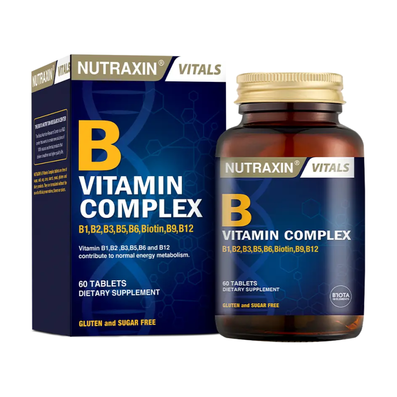 Nutraxin Vitamin B Complex 60 Cap