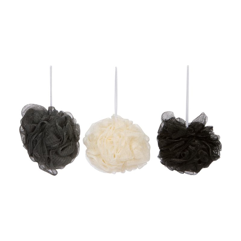 Cala For Men Mesh Bath Sponges 3 Pcs