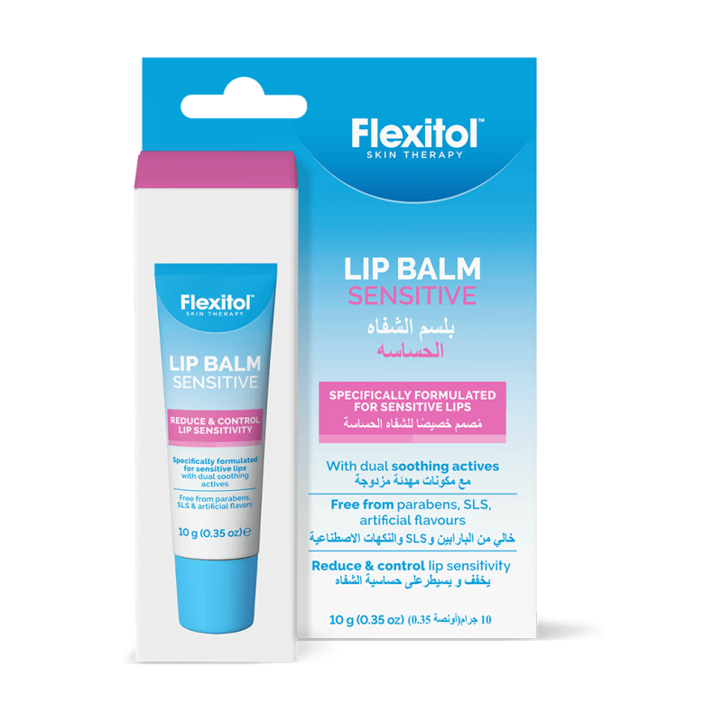 Flexitol Lip Balm Sensitive Reduce & Control Lip 10 Gm