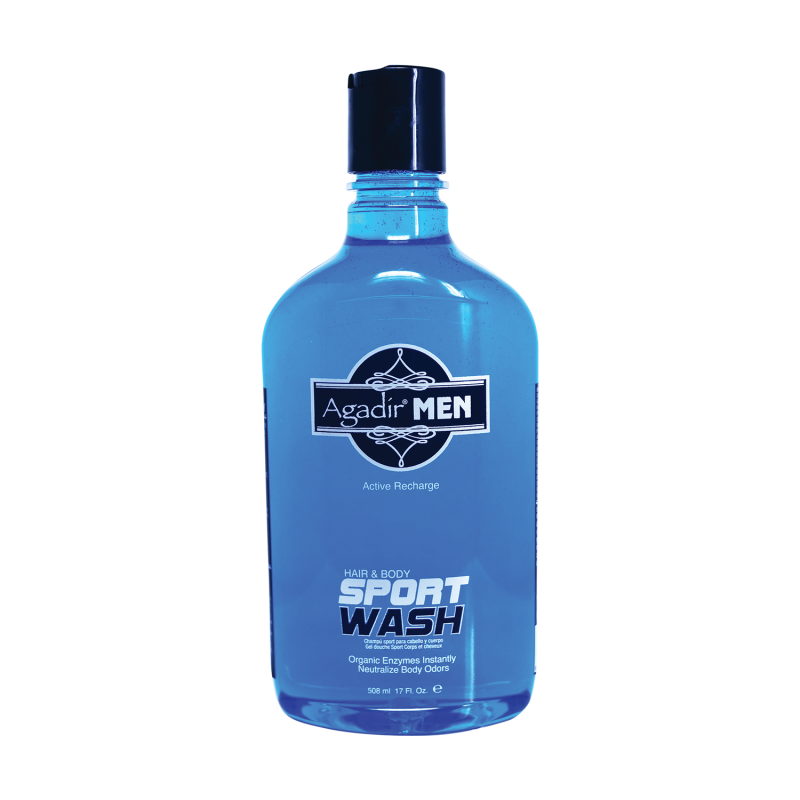 Agadir Argan Men Active Recharge Hair & Body Sport Wash 508ml