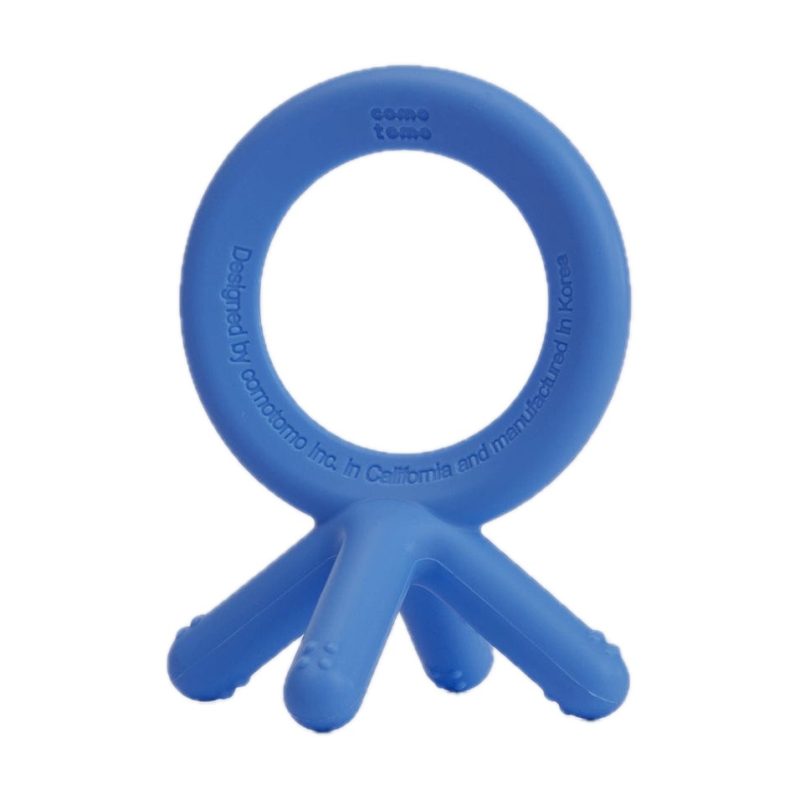 Comotomo Silicone Baby Teether - Blue