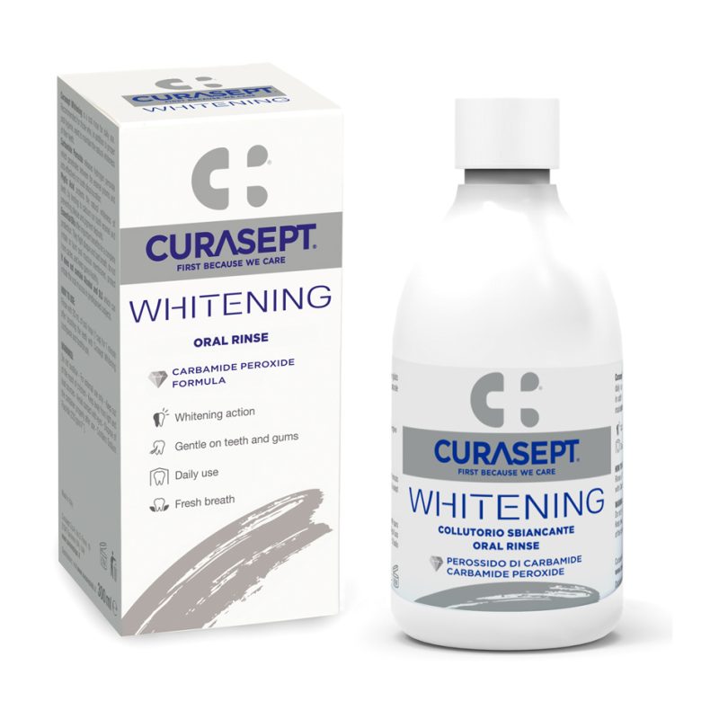 Curasept Whitening Oral Rinse Mouthwash 300Ml