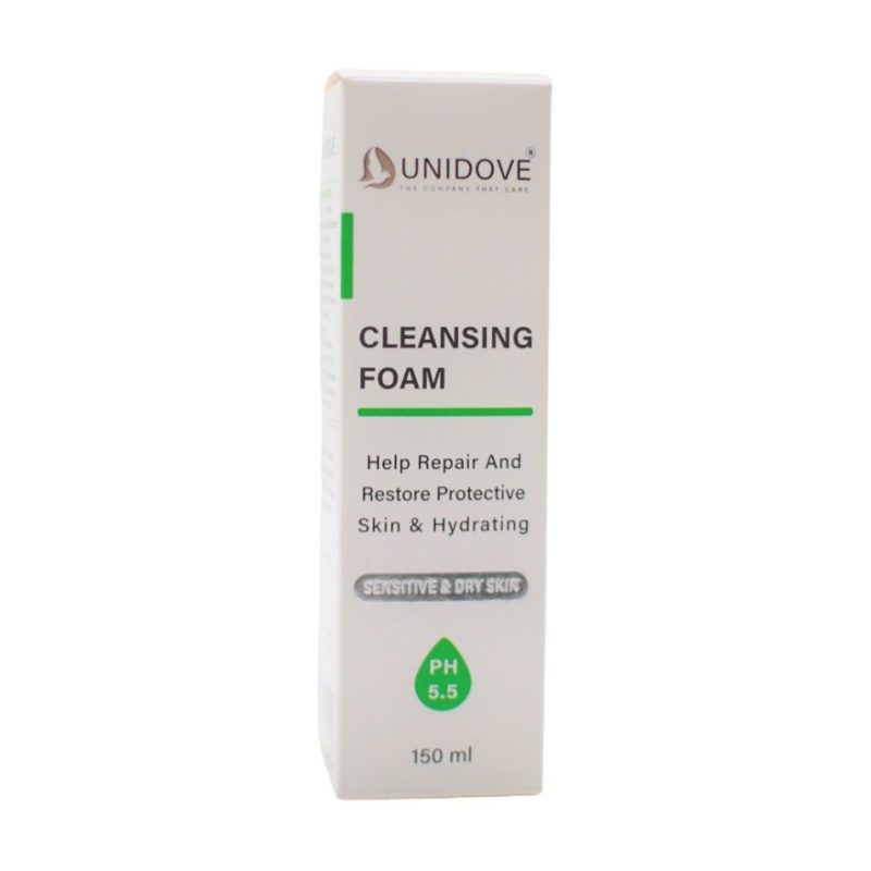 Unidove Cleansing Foam Sensitive And Dry Skin 150Ml