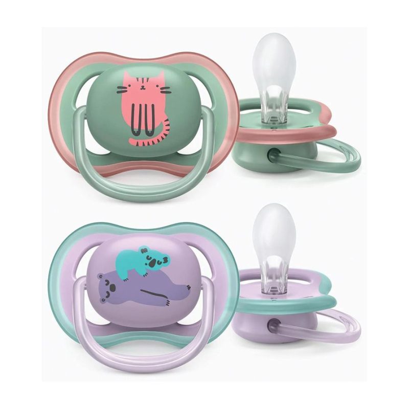 Avent Ultra Air Animals 6-18 Months 2Pc