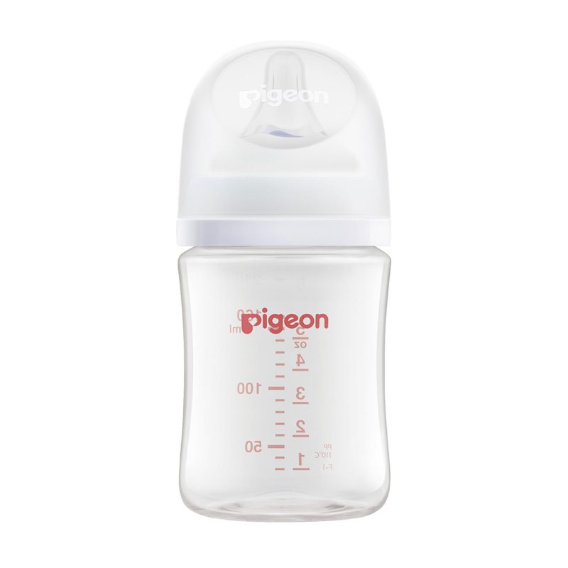 Pigeon Softouch Wide Neck Feeding Plastic Bottle White 160 Ml