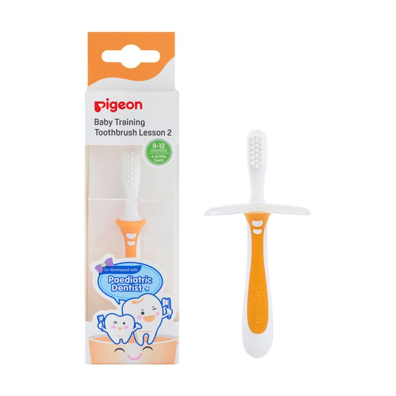 Pigeon Baby Training Toothbrush Lesson 2 For 8-12 Month