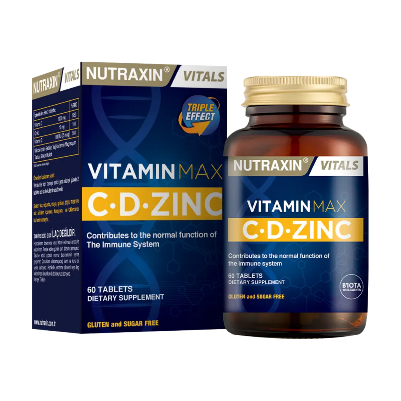 Nutraxin Vitamin Max C.D Zinc 60 Tablet