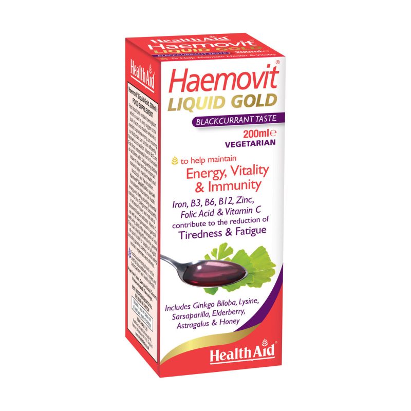 Health Aid Haemovit Syrup Liquid Gold 200Ml