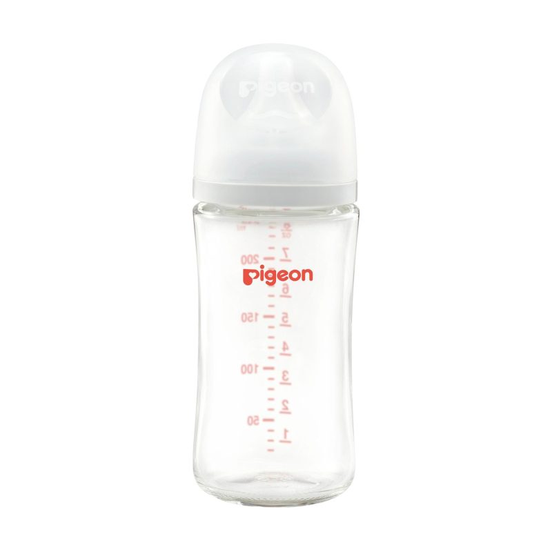 Pigeon Softouch Wide Neck Nursing Glass Bottle 3M+ - 240 Ml