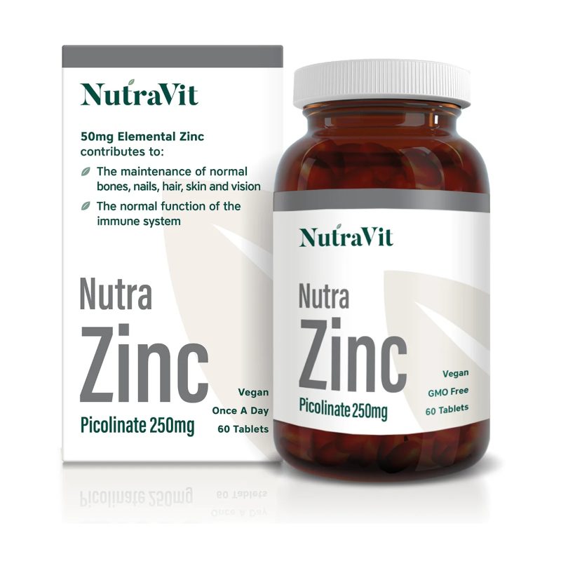 Nutra Zinc Picolinate 250Mg (60 Tablets)