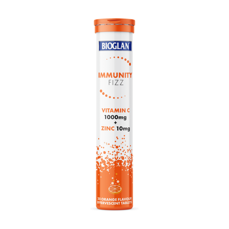 Bioglan Immunity Fizz Vitamin C + Zinc 20 Eff Tab