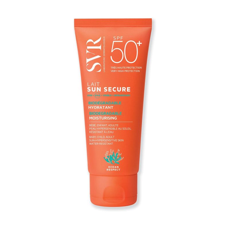 Svr Sun Secure Moisturizing Sun Milk Spf50+ Invisible Finish 100Ml