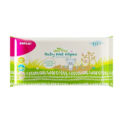 Farlin Herbal Baby Wet Wipes 10pcs