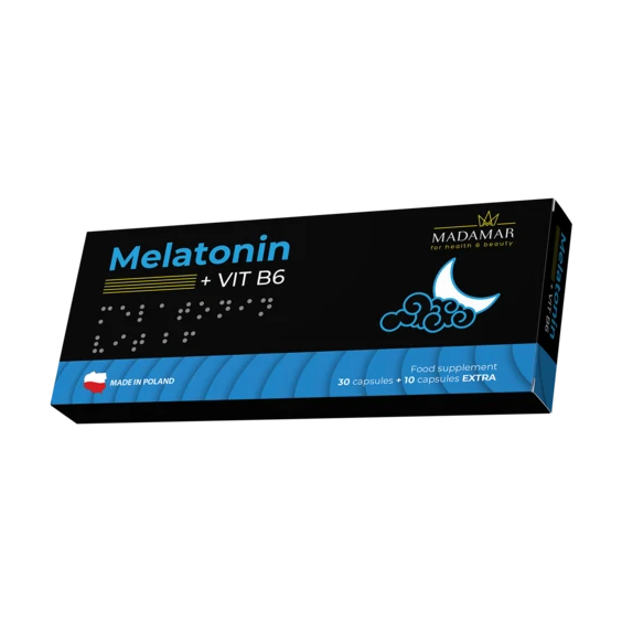 Madamar Melatonin And Vitamin B6 Capsules 40 S