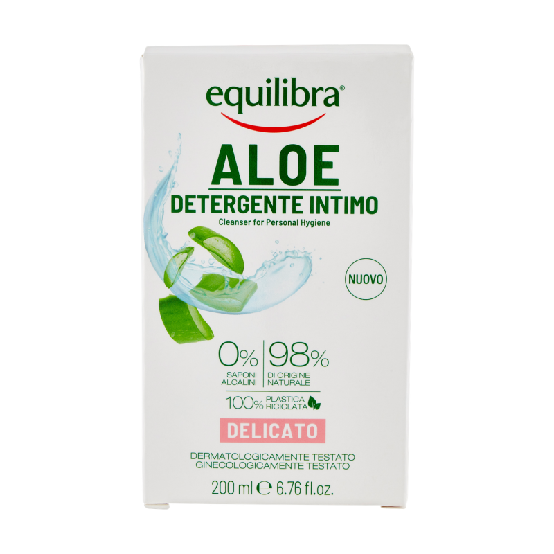 Equilibra Aloe Delicato Cleanser For Intimate Hygiene 200Ml