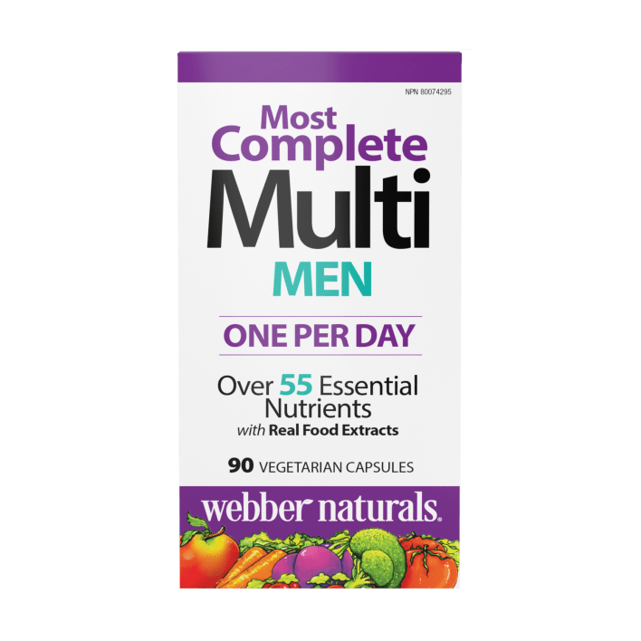 Webber Naturals Men’S Most Complete Multi 90 Capsules