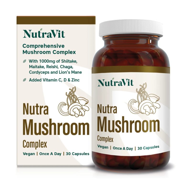 Nutra Mushroom Complex Vitality & Wellbeing 30 Capsules