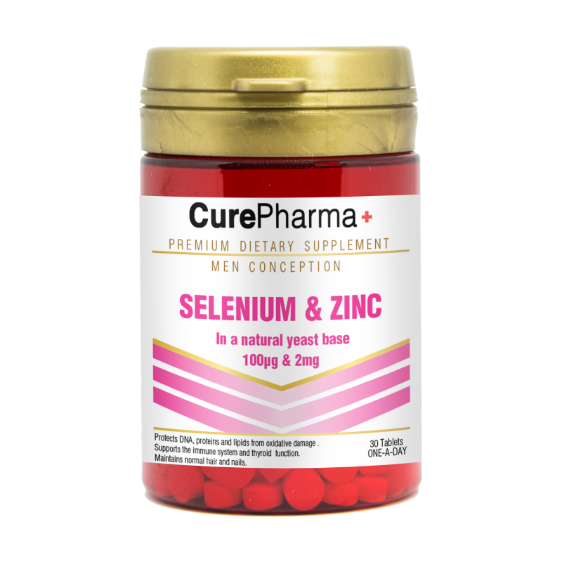 Curepharma Selenium And Zinc – 30 Tablets