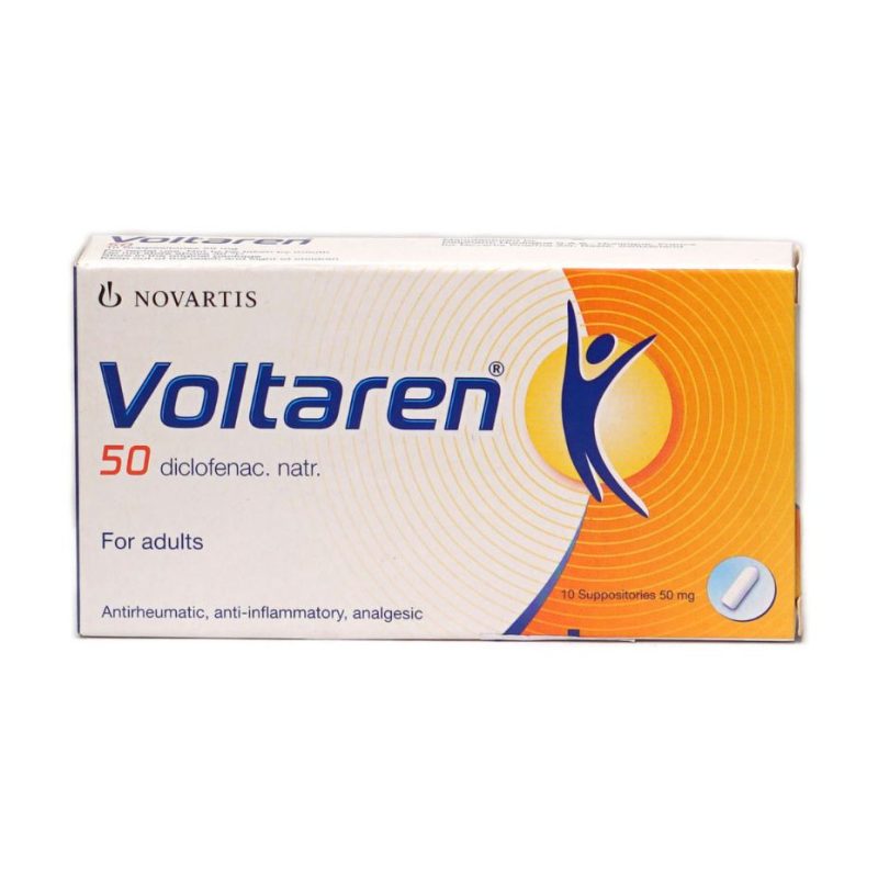 Voltaren Suppository 50 mg 10 pc