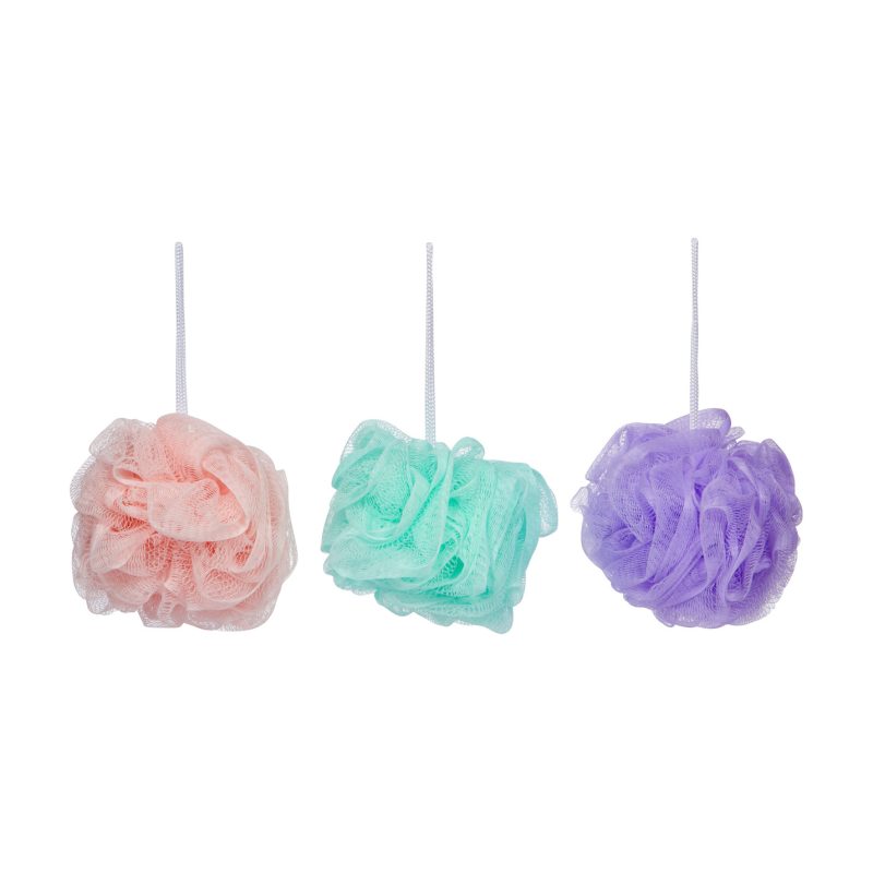 Cala Spa Solution Mesh Bath Sponges 3 Pcs