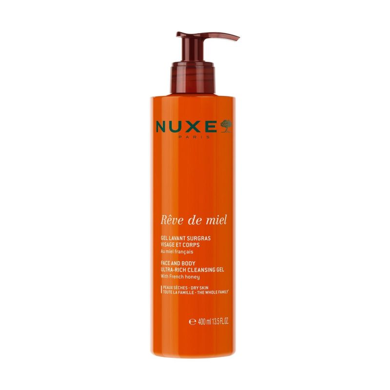 Nuxe Face And Body Ultra-Rich Cleansing Gel For Dry And Sensitive Skin 400Ml