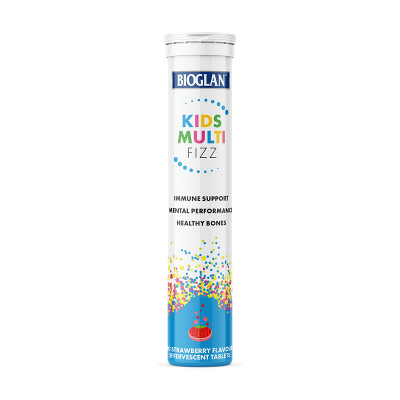Bioglan Kids Multi Fizz 20 Effervescent Strawberry Flavour Tablet