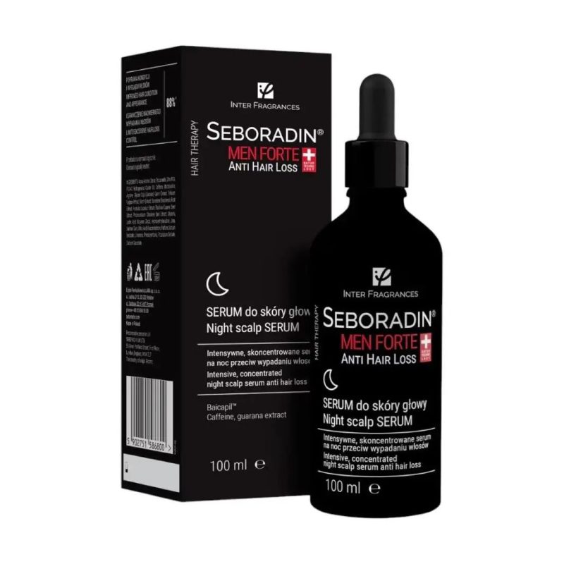 Seboradin Men Forte Serum Anti Hair Loss, Night Scalp Serum 100Ml