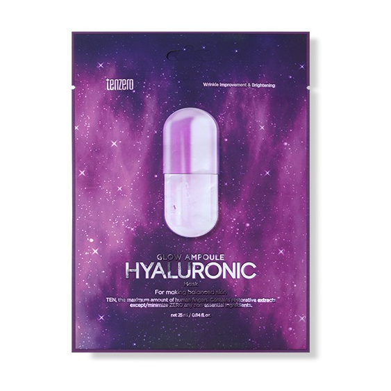 Tenzero Glow Ampoule Hyaluronic Mask 25Ml - 1Pc